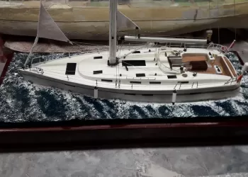 Yelkenli... Ünlü Modelcinin Son Eseri