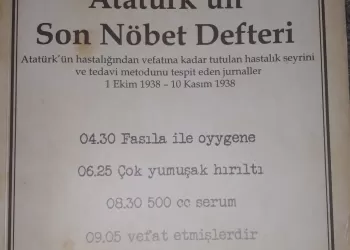 Atatürk'ün Son Nöbet Defteri