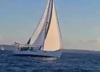 Nemo Balspor Yelkenlisi ve Ekibi Yarış Esnasında