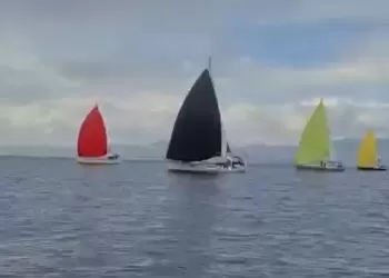 Ege Denizi'nde Yelkenliler Yarışta