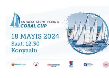 Antalya Körfezi Hafta Sonu Antalya Yat Yarışı Coral Cup ile Renkleniyor