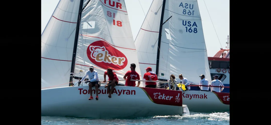 J70 Match Race Sınıfında Yelkenlilerin Müthiş Düellosu Başladı!