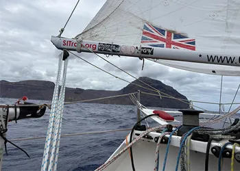 Ertan Beşkardeş, St Helena’ya Ulaştı