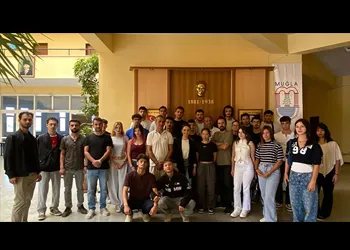 Usta Yelkenci Hasan Kaptan, MSKÜ Datça Kazım Yılmaz MYO Marina ve Yat İşletmeciliği Öğrencileriyle Buluştu